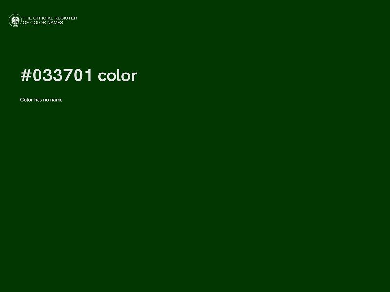 #033701 color image