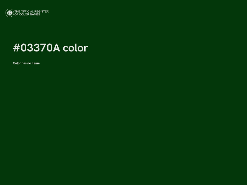 #03370A color image