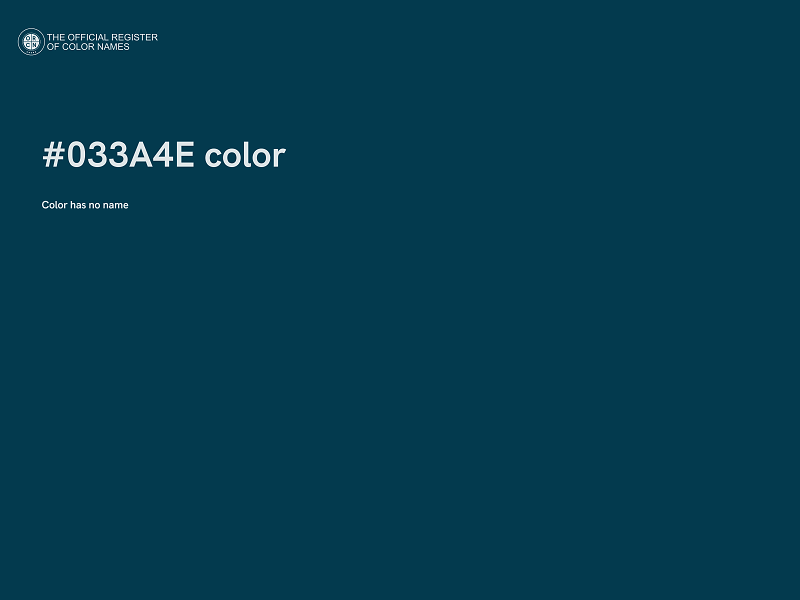 #033A4E color image