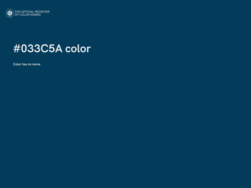 #033C5A color image