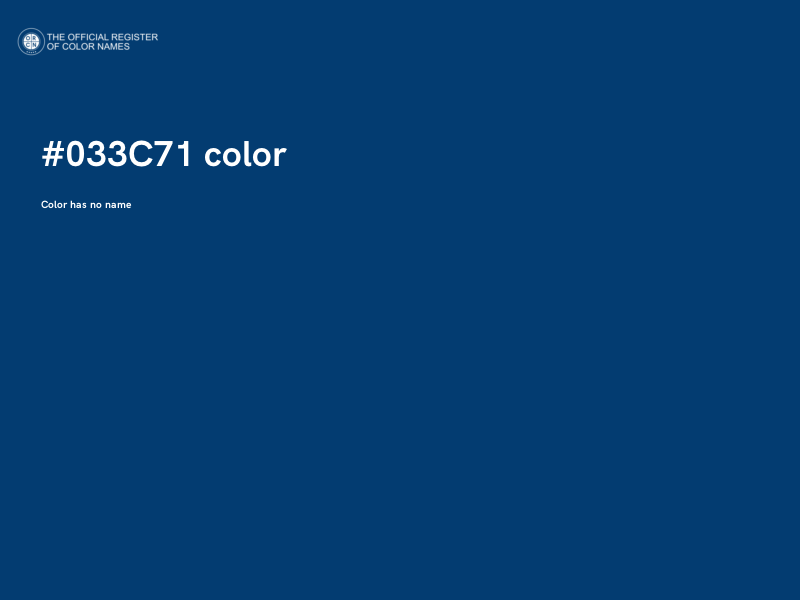 #033C71 color image