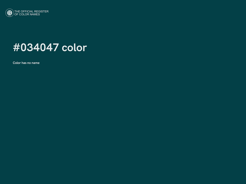 #034047 color image