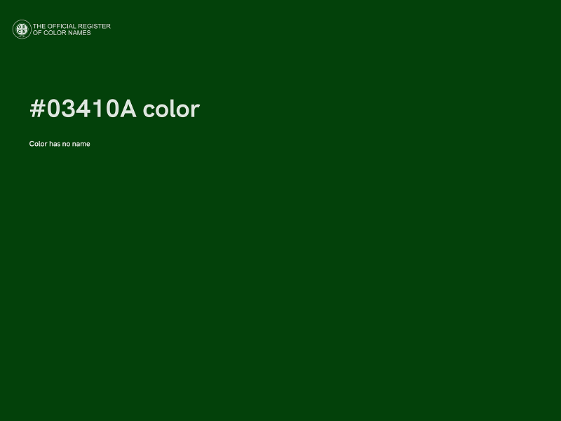 #03410A color image