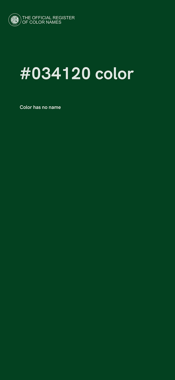 #034120 color image