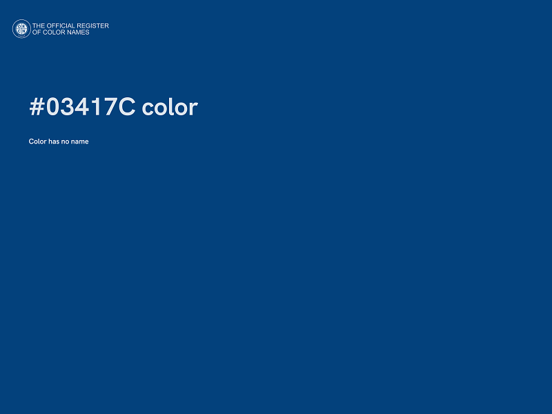 #03417C color image