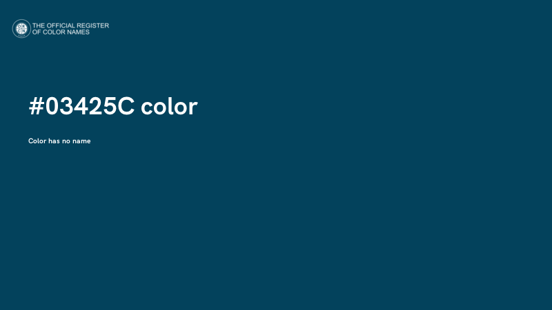 #03425C color image