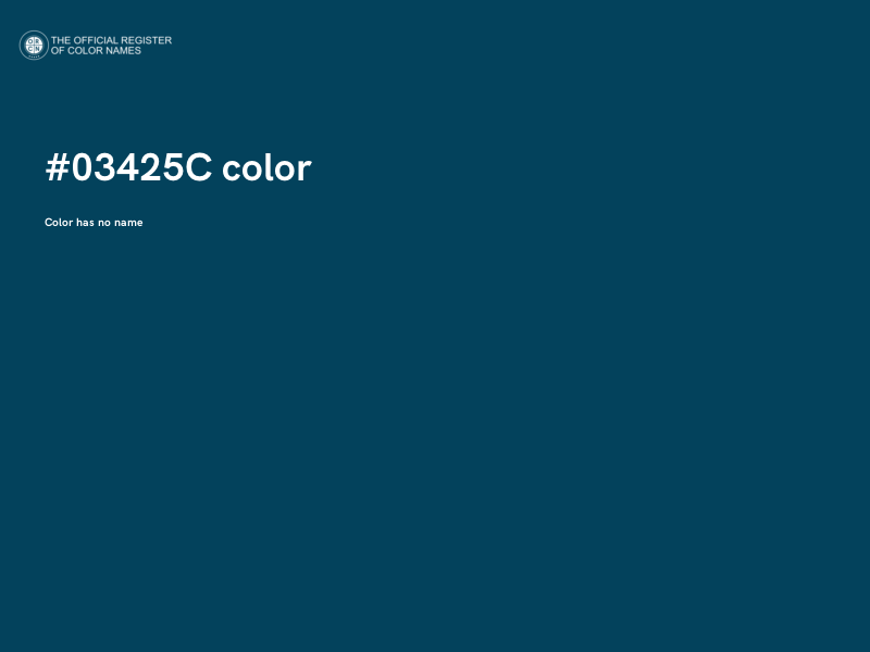 #03425C color image