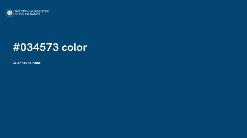 #034573 color image