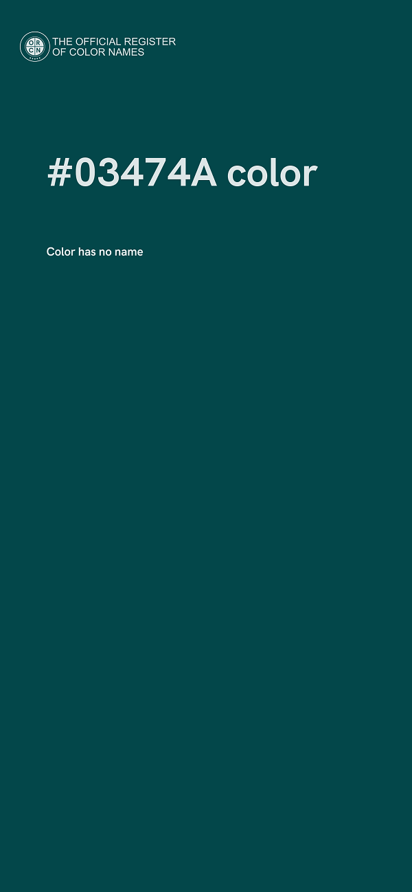 #03474A color image