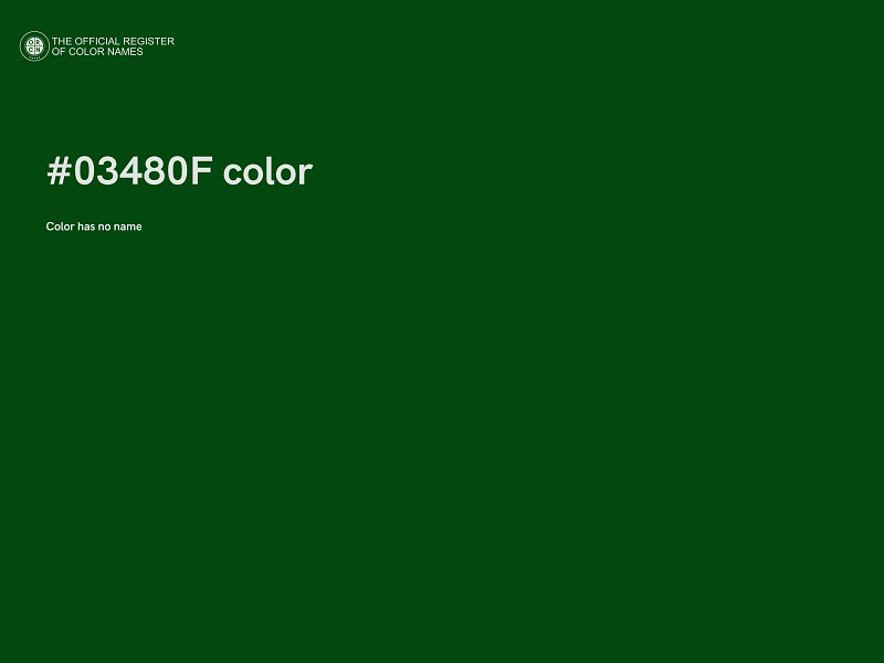 #03480F color image
