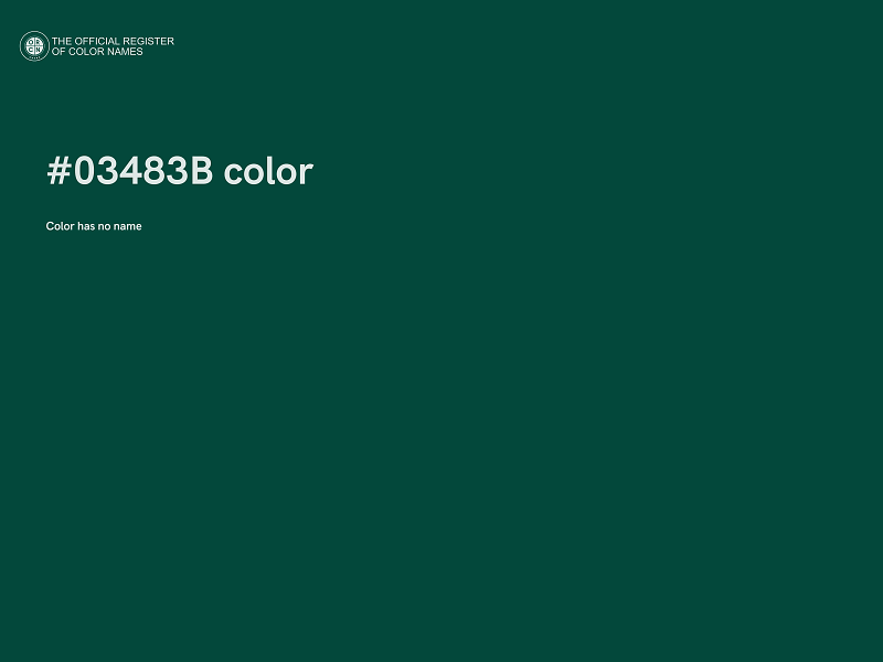 #03483B color image