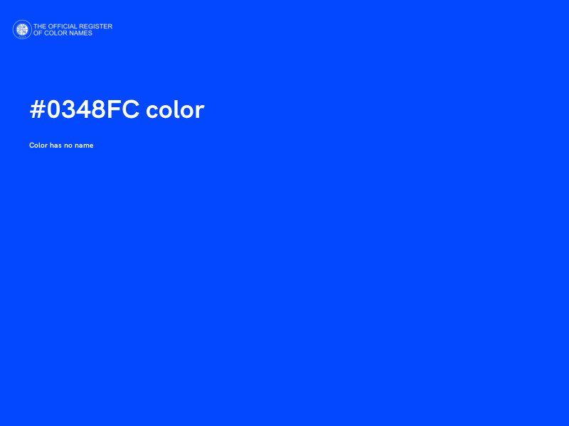 #0348FC color image