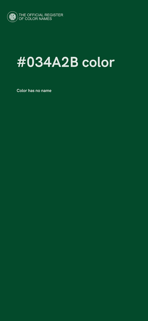#034A2B color image