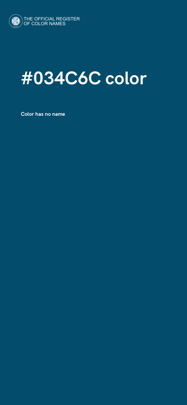 #034C6C color image