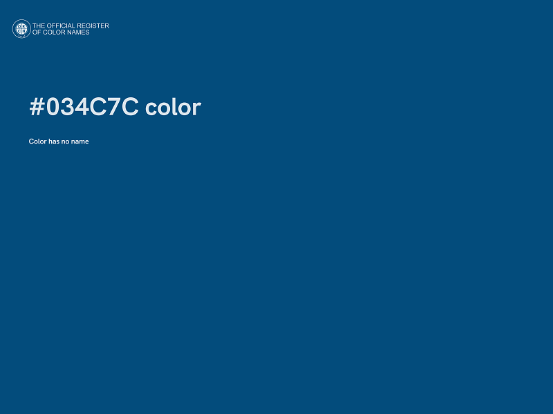 #034C7C color image