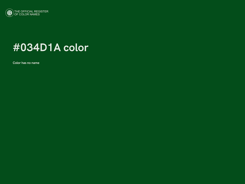 #034D1A color image