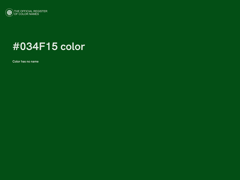 #034F15 color image