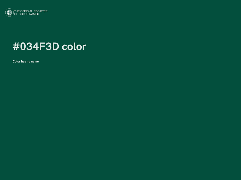 #034F3D color image