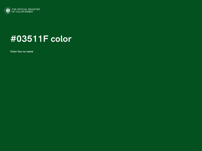 #03511F color image
