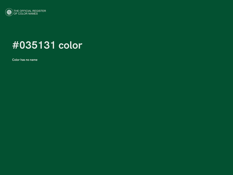 #035131 color image