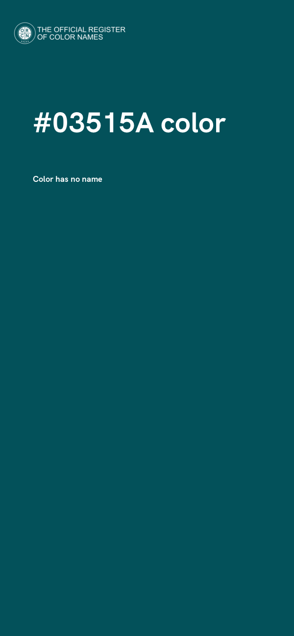 #03515A color image