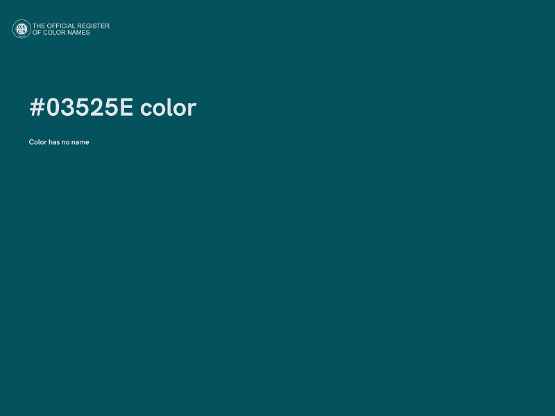 #03525E color image