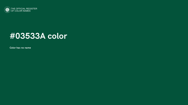 #03533A color image