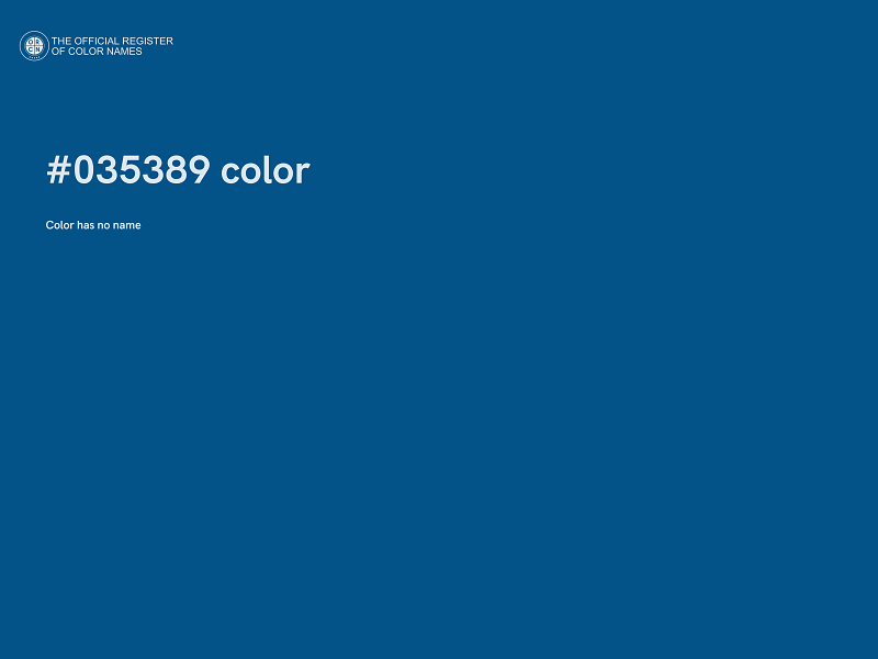 #035389 color image