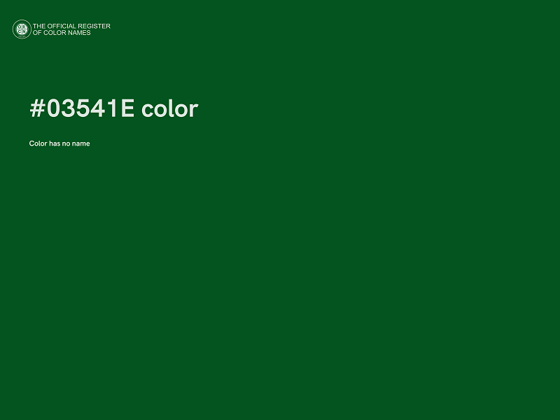 #03541E color image