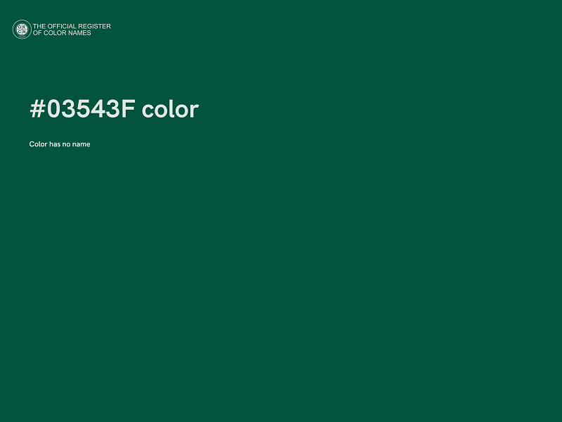 #03543F color image