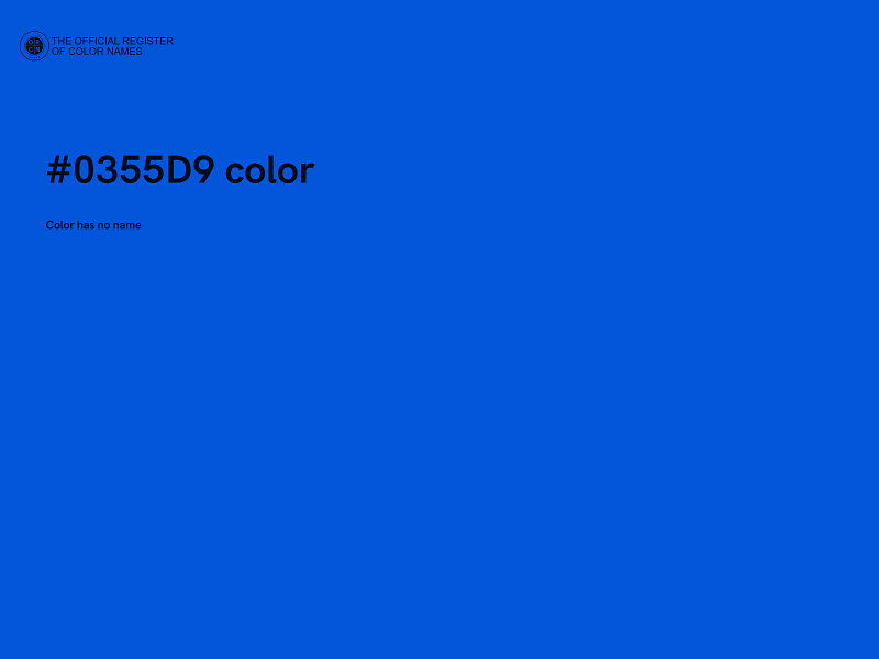 #0355D9 color image