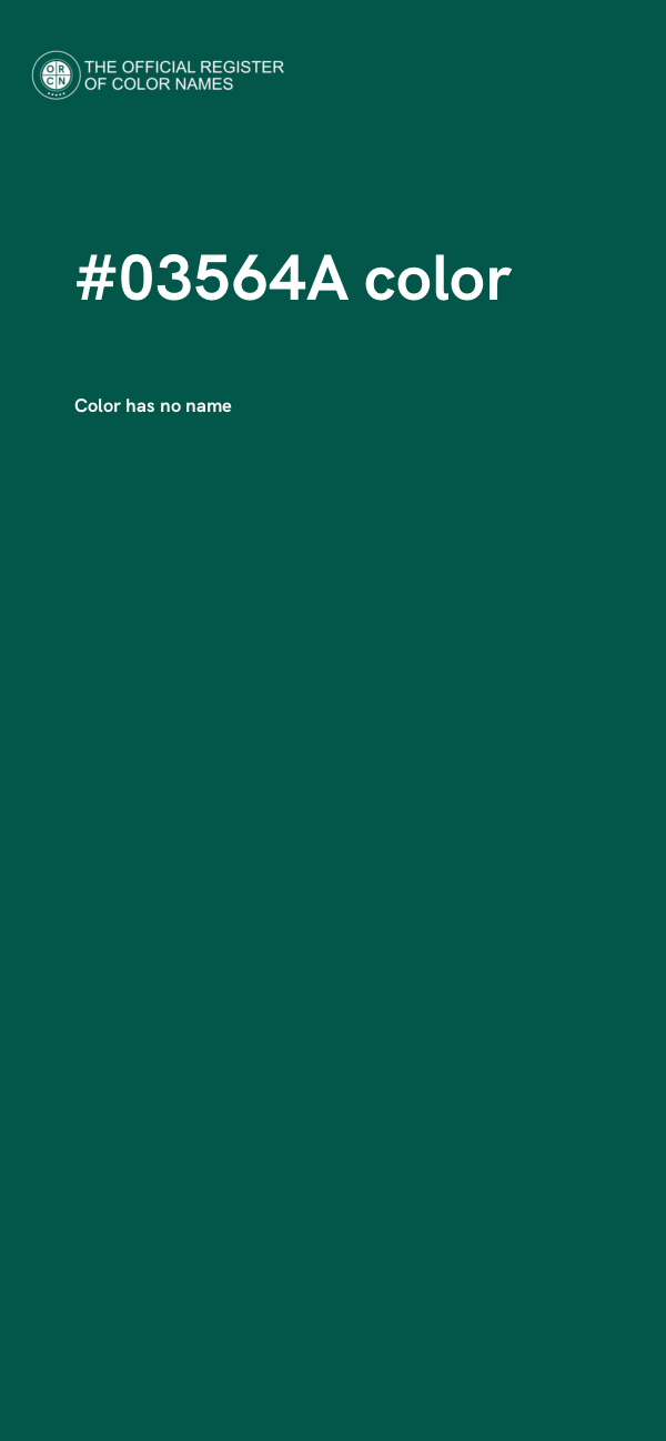 #03564A color image