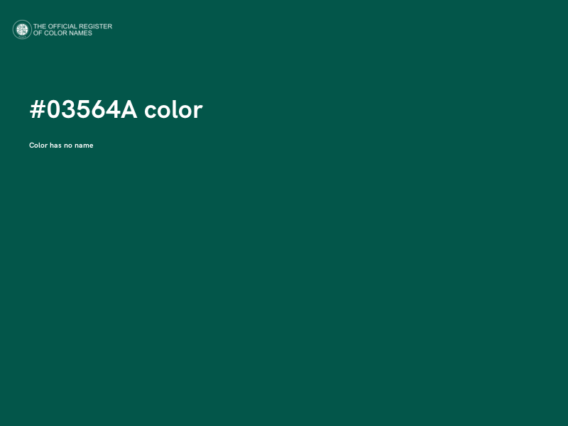 #03564A color image