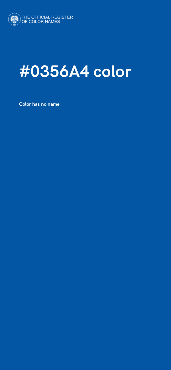 #0356A4 color image