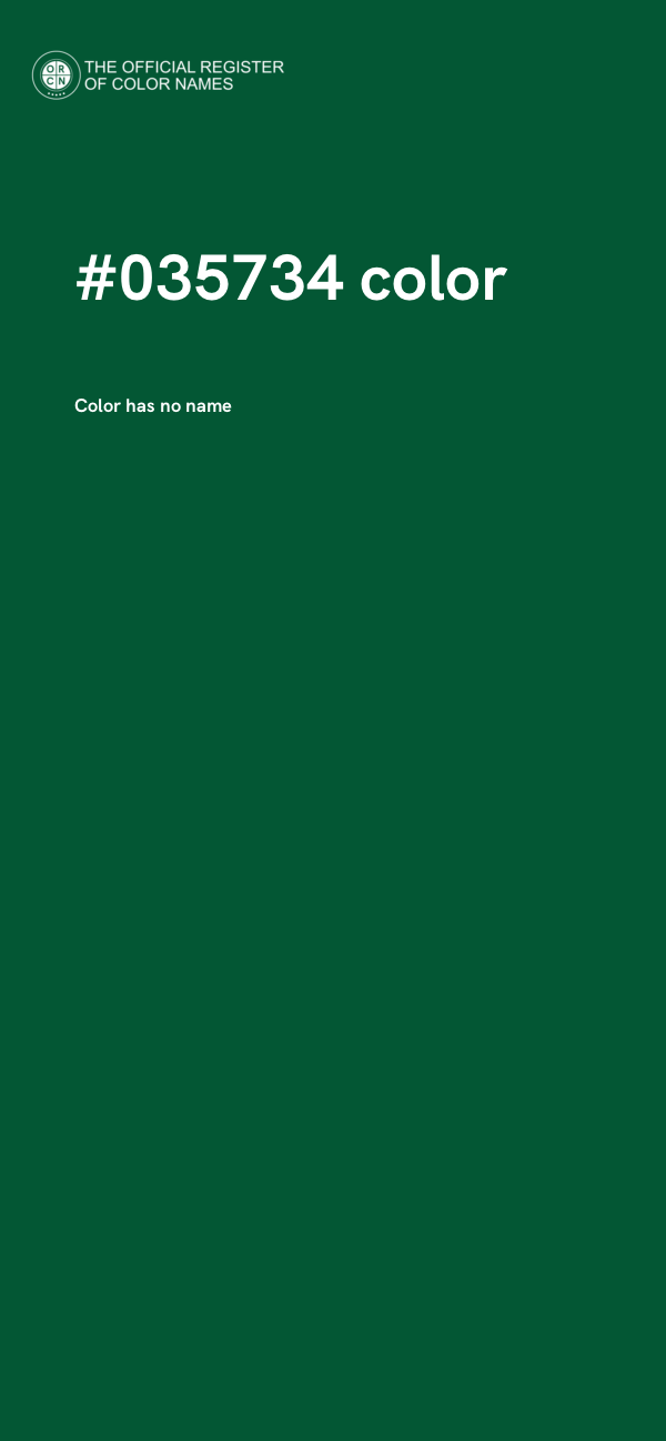 #035734 color image