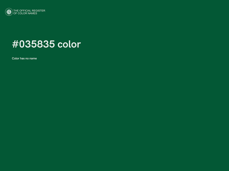 #035835 color image