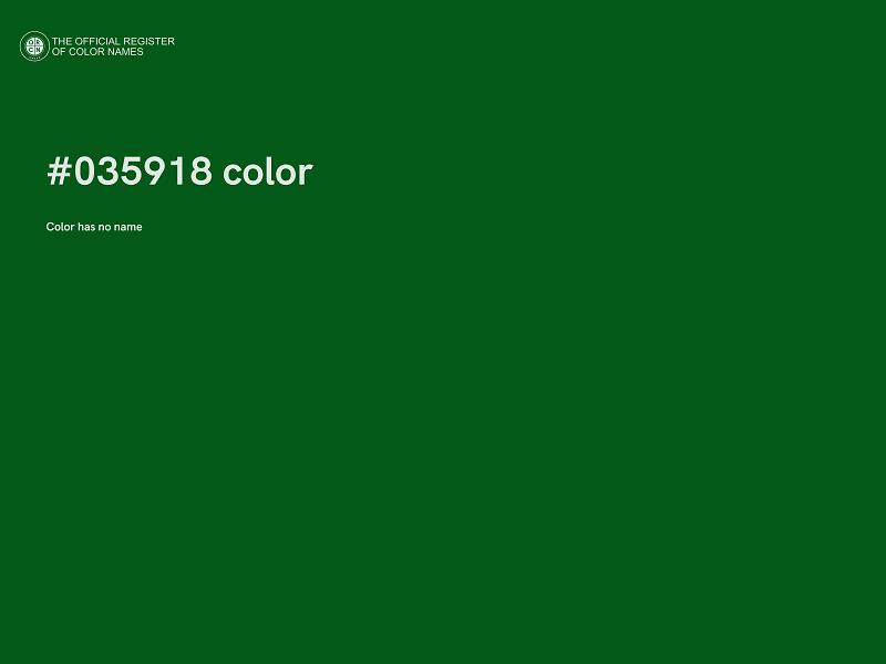 #035918 color image
