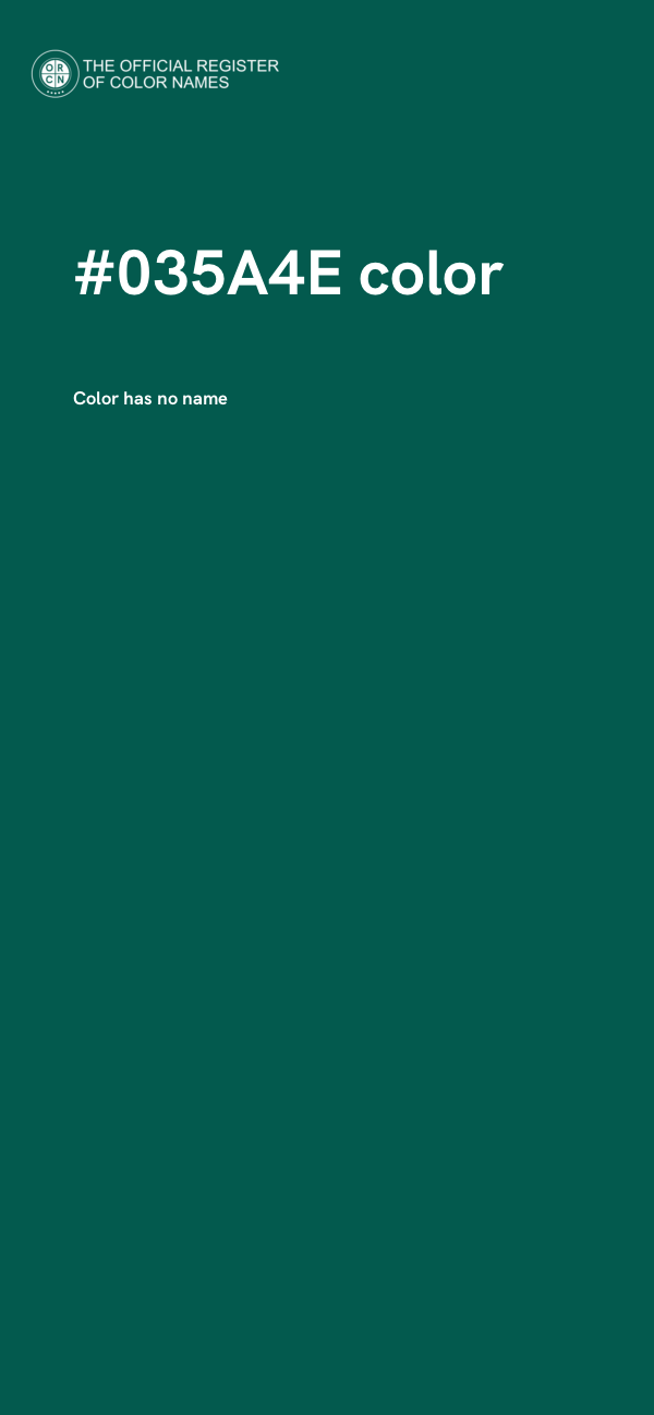#035A4E color image