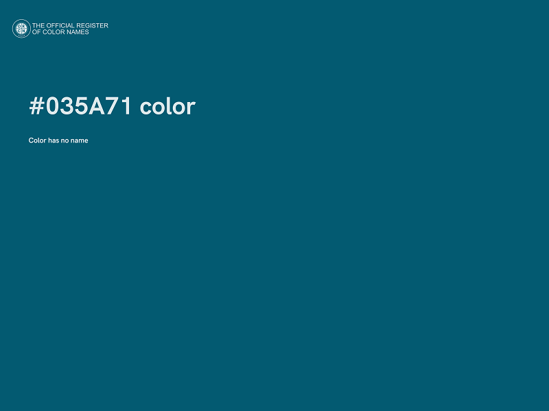 #035A71 color image