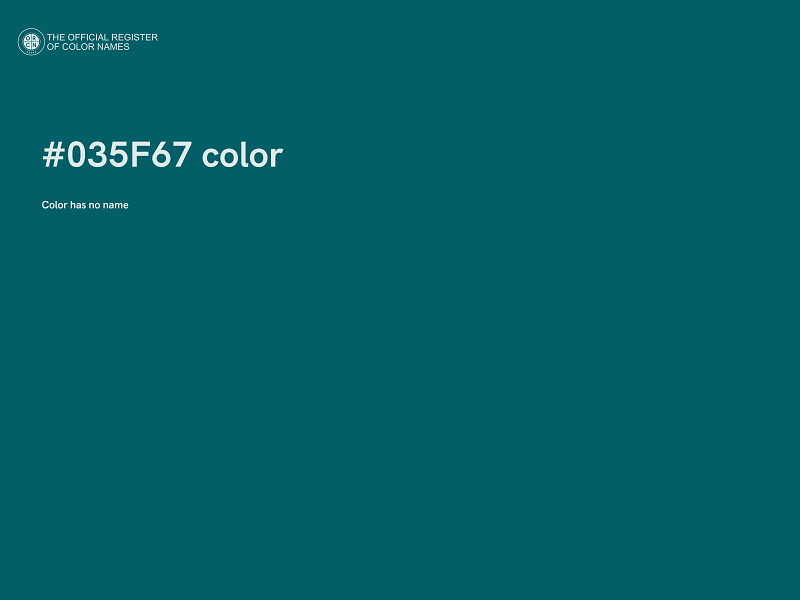 #035F67 color image