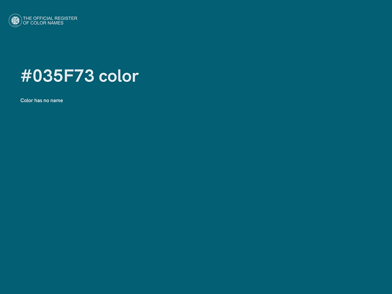 #035F73 color image