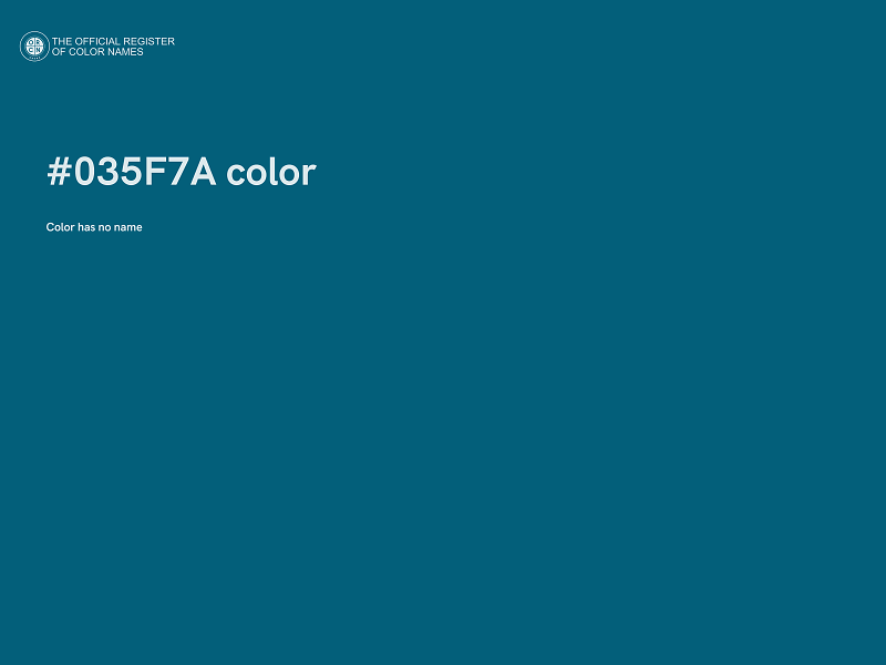 #035F7A color image