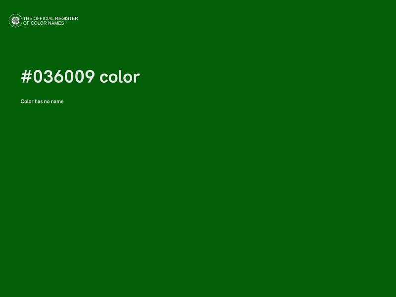#036009 color image