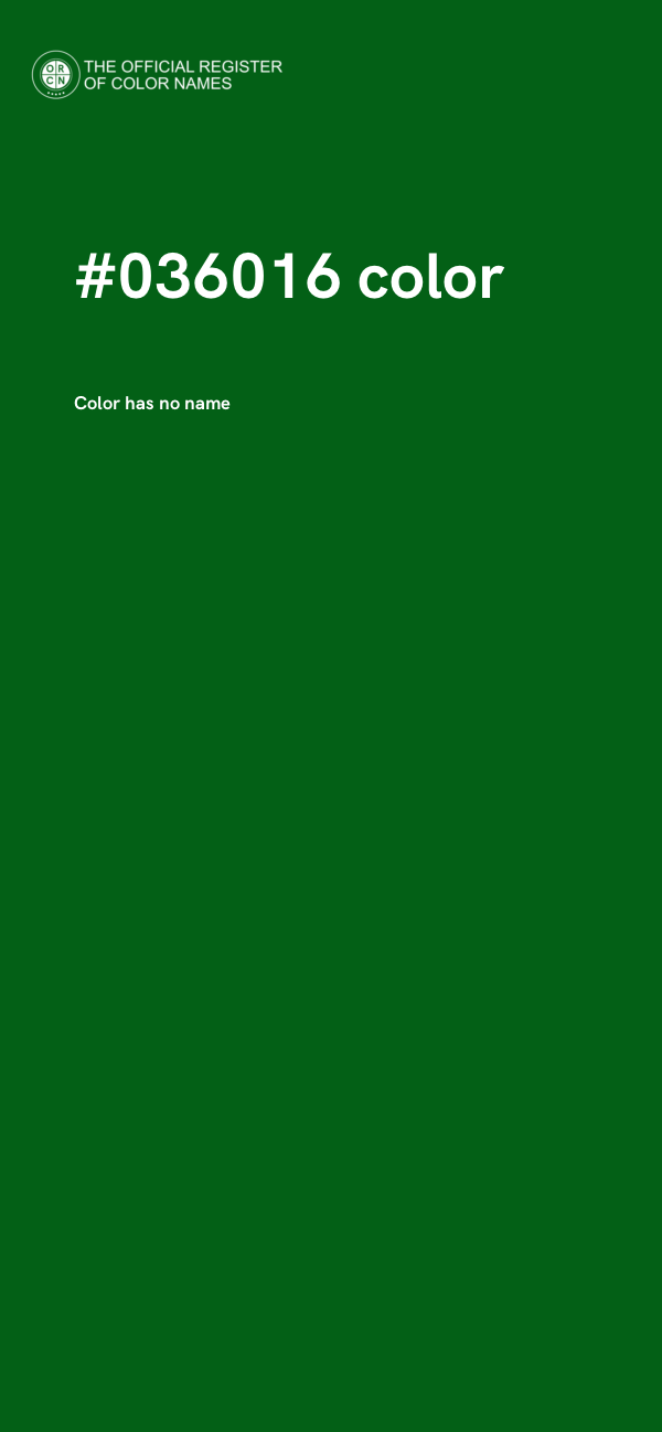 #036016 color image