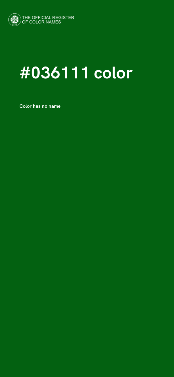 #036111 color image