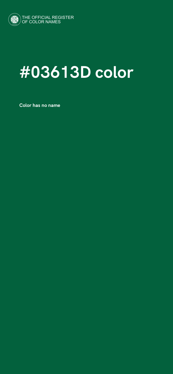 #03613D color image
