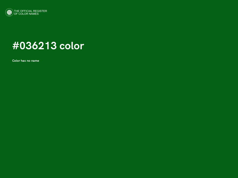 #036213 color image