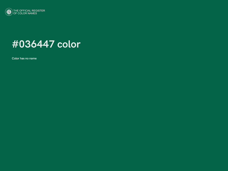 #036447 color image