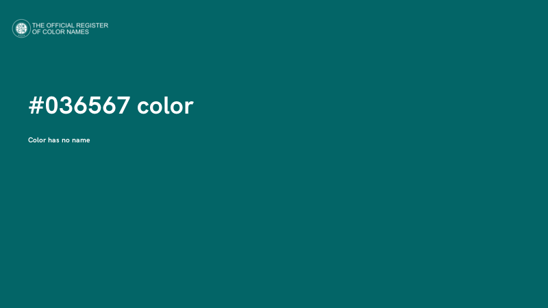 #036567 color image