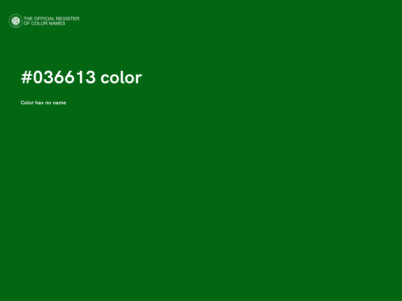 #036613 color image